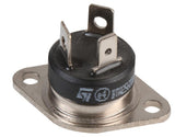 Buy BTA40-700B 40A TRIAC - High Performance And Reliable - a black and silver electronic component with three metal terminals mounted on a flange base with two screw holes.