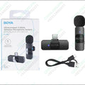 BY-V10 BOYA Wireless Lapel Microphone System, USB C  Omnidirectional Condenser Microphone for YouTube Tiktok Instagram Facebook Live Streaming and Vlog Recording