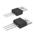 BYQ28 Ultra Fast Diode - two black, three-pin electronic components with silver metal mounting tabs, each featuring a single circular hole.