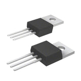 BYQ28 Ultra Fast Diode - two black, three-pin electronic components with silver metal mounting tabs, each featuring a single circular hole.