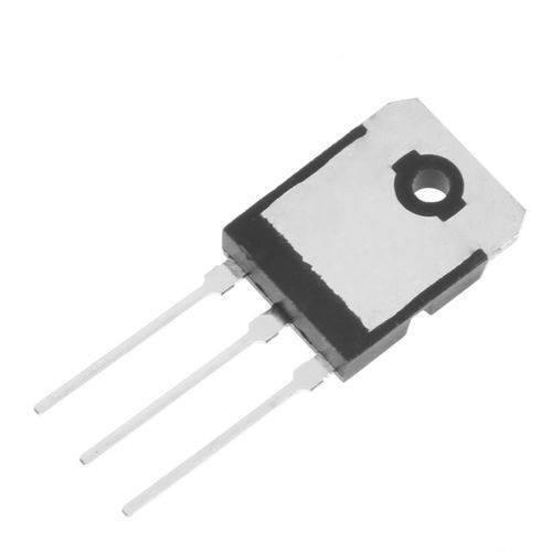 C5198 Transistor - shown as a black and silver electronic component with three metal pins and a mounting hole in a TO-3P package.