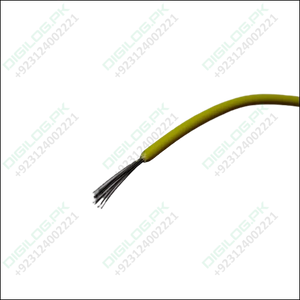 Yellow 1m Solderable Wire Hard Wires For Wiring Jumper Cable
