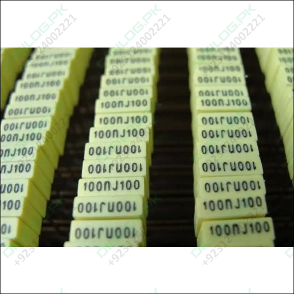 100nJ100 0.1uF 100V Radial Polyester Capacitor