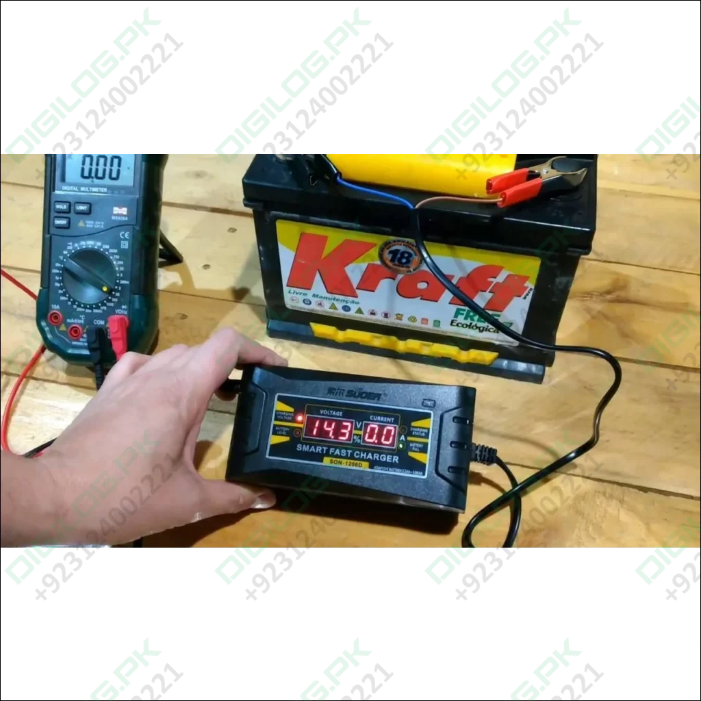 Car Charger Portable Battery With Digital Display (son