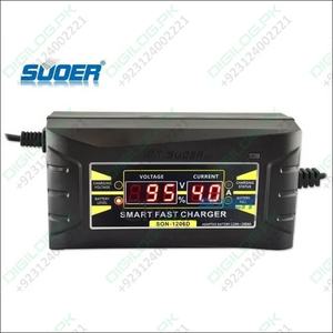 Car Charger Portable Battery With Digital Display (son