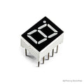 Cc 1 Digit 7 Segment 0.7 Inch LED Common Cathode Display Red Color - a single-digit red LED component with ten pins extending from the base.