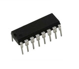 CD4060 Binary Counter IC - Your Ultimate Choice For Electronic Projects - a black rectangular integrated circuit with sixteen metallic pins arranged in two parallel rows.
