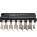 CD4073 Triple-3-IN-AND Gate IC - a black rectangular integrated circuit component with seven silver metal pins visible along one side.