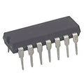 CD4082 - Dual 4-in And Gate IC - a black rectangular electronic integrated circuit component with seven metal pins visible along one side.