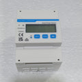 Chint 3 Phase Smart Power Sensor DTSU666-H Smart Meter - a white, rectangular DIN-rail meter featuring a blank LCD screen, three blue control buttons, and text labels.