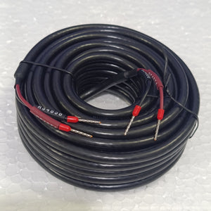 Chint 3 Phase Smart Power Sensor DTSU666-H Smart Meter - with two pairs of red-tipped wire leads at the ends.