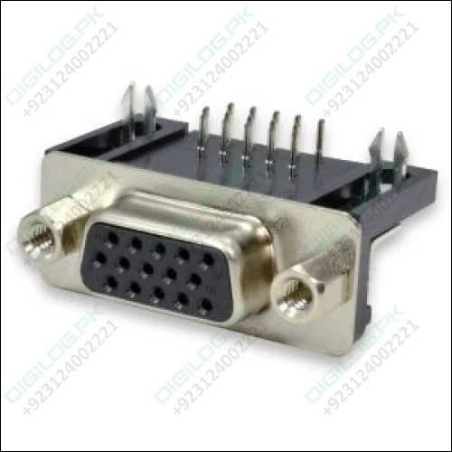 Db15 Female Right Angle Connector 0.318 Db 15sr Pcb