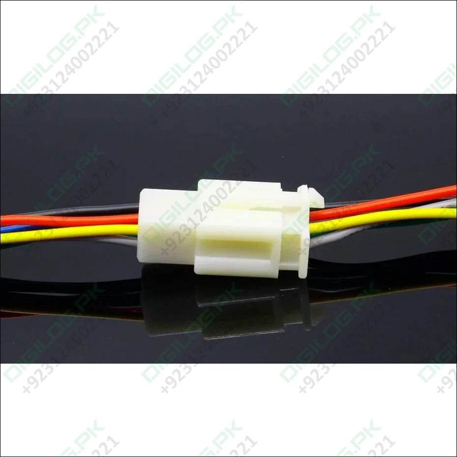 1 Kit 6 Pin Way Electrical Wire Connector Plug Set auto
