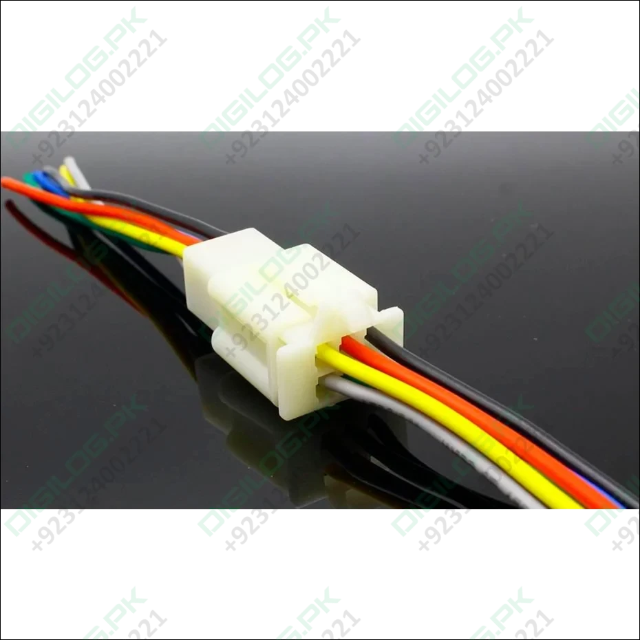1 Kit 6 Pin Way Electrical Wire Connector Plug Set auto