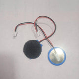 CR2016 Coin Cell With Wire And Jack For Laptop And General - a blue coin cell battery connected by red and black wires to two small white connectors.