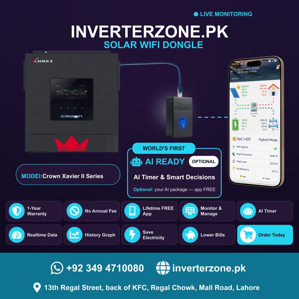 Inverterzone crown Xavier II Series Special Model Solar WiFi Dongle
