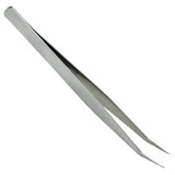 Curve Tip Dissecting Forceps Tweezers - shown as a single pair of silver-colored metal tweezers with a curved tip against a white background.