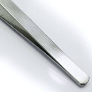 Curve Tip Dissecting Forceps Tweezers - a close-up view of the silver metal tips of the tool angled against a white background.