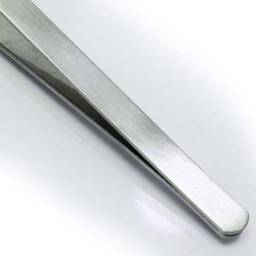 Curve Tip Dissecting Forceps Tweezers - a close-up view of the silver metal tips of the tool angled against a white background.