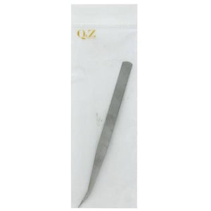 Curve Tip Dissecting Forceps Tweezers - shown as a single silver-toned metal tool with a curved tip, enclosed inside a clear plastic storage sleeve.