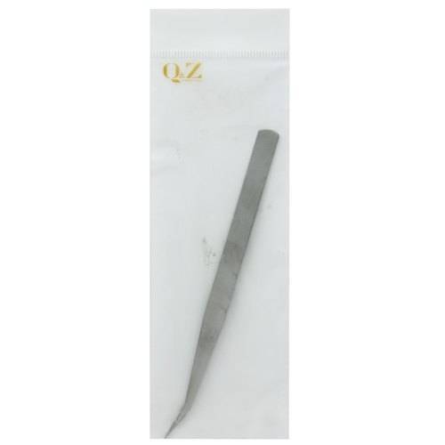 Curve Tip Dissecting Forceps Tweezers - shown as a single silver-toned metal tool with a curved tip, enclosed inside a clear plastic storage sleeve.