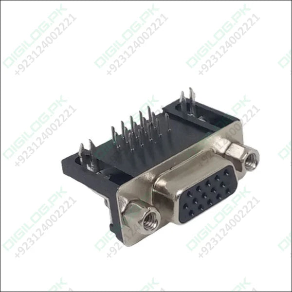 Db15 Female Right Angle Connector d Sub High Density Pcb