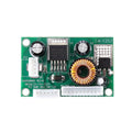 D120533V 12V DC Step Down Convertor Module CA1253 DC To DC Buck Converter - a green rectangular circuit board featuring a large circular inductor, two white connectors, and chips.