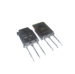 D92 Diode TO-92 Rectifier - two black, three-pin electronic components with D92-02 printed on the front face.