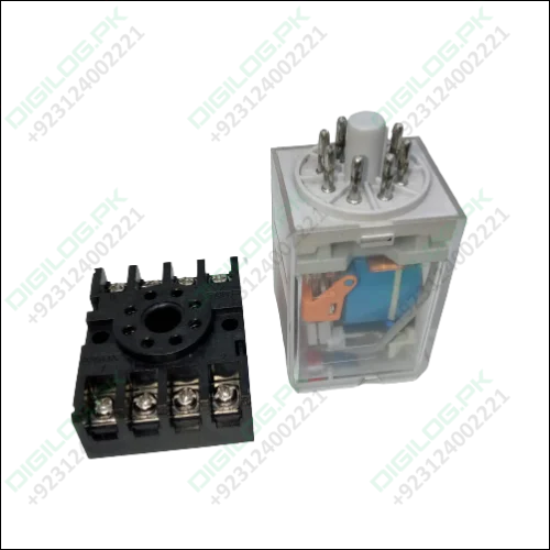 Finder Relay 12vdc 10a 60.12 With 8pin Rail-mount Socket