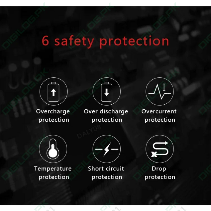 DALY SMART BMS 8S 24V 100A wtih Balance for Lithium Iron Phosphate LiFePO4 Battery + Bluetooth