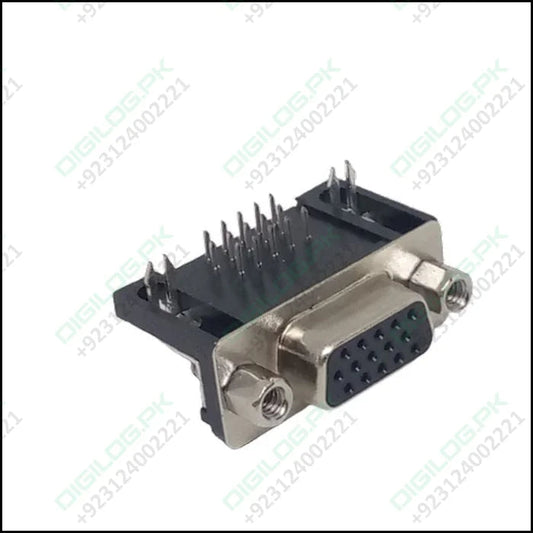 Db15 Female Right Angle Connector d Sub High Density Pcb