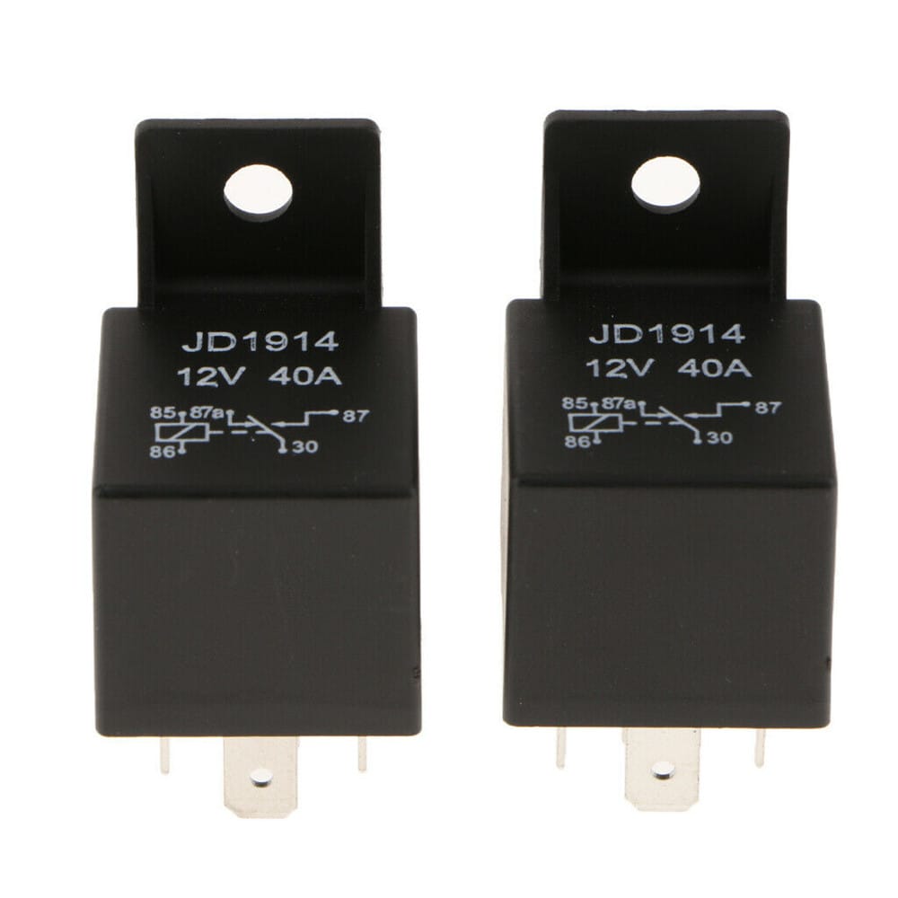 Jd1914 12v 40amp Car Relay Spdt 5 Pins 5p Waterproof Bike