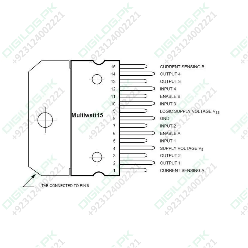 L298 High Current Dual H-Bridge Motor Driver IC L298 High Current Dual H-Bridge Motor Driver IC