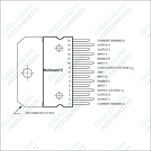 L298n Dual Motor Driver Ic