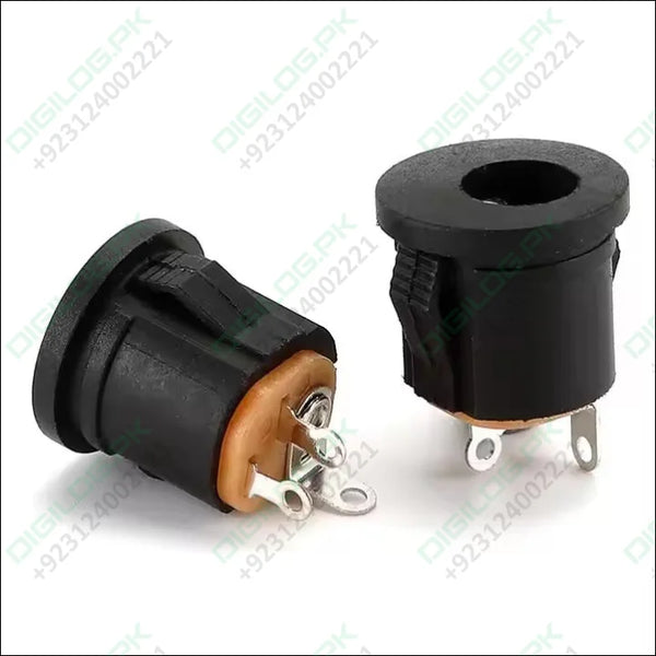 Dc-022 Dc Power Jack Pcb Mount Female Connector 3 Pin 5.5mm x 2.1mm Without nut