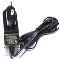 DC 12V 500mA Power Adaptor - a black wall-plug switching adapter with a long coiled power cable and a two-pin European-style plug.