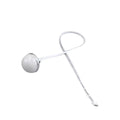 DC12V Series Hollywood Mirror Inductive Switches Dimmable LED Bulb In One Or Three Colors - a white dome-shaped light attached to a thin wire with a white connector.