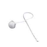 DC12V Series Hollywood Mirror Inductive Switches Dimmable LED Bulb In One Or Three Colors - a white dome-shaped light attached to a thin wire with a white connector.