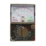 DEGMM DEG360 Analog Multimeter - DEGMM analog multimeter with multi-colour needle scale and rotary selector