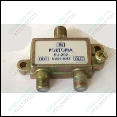 Dell 2 Way Coaxial Tv Cable Splitter 5-890mhz In Pakistan