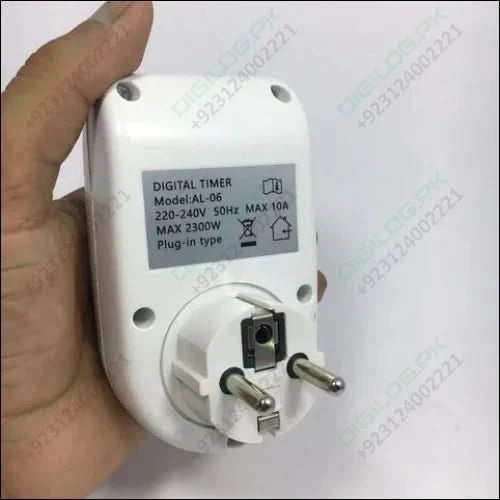 Digital Energy Saving Programmable Electronic Timer Plug in Pakistan