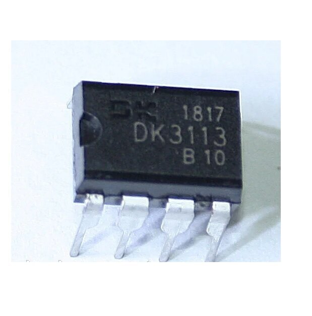 DK3113 High Performance Switch Mode Power Controller IC - a black, rectangular 8-pin integrated circuit chip with white text printed on its top surface.