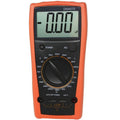 DM4070 Digital LCR Meter - orange body with large display and rotary range selector for L, C and R