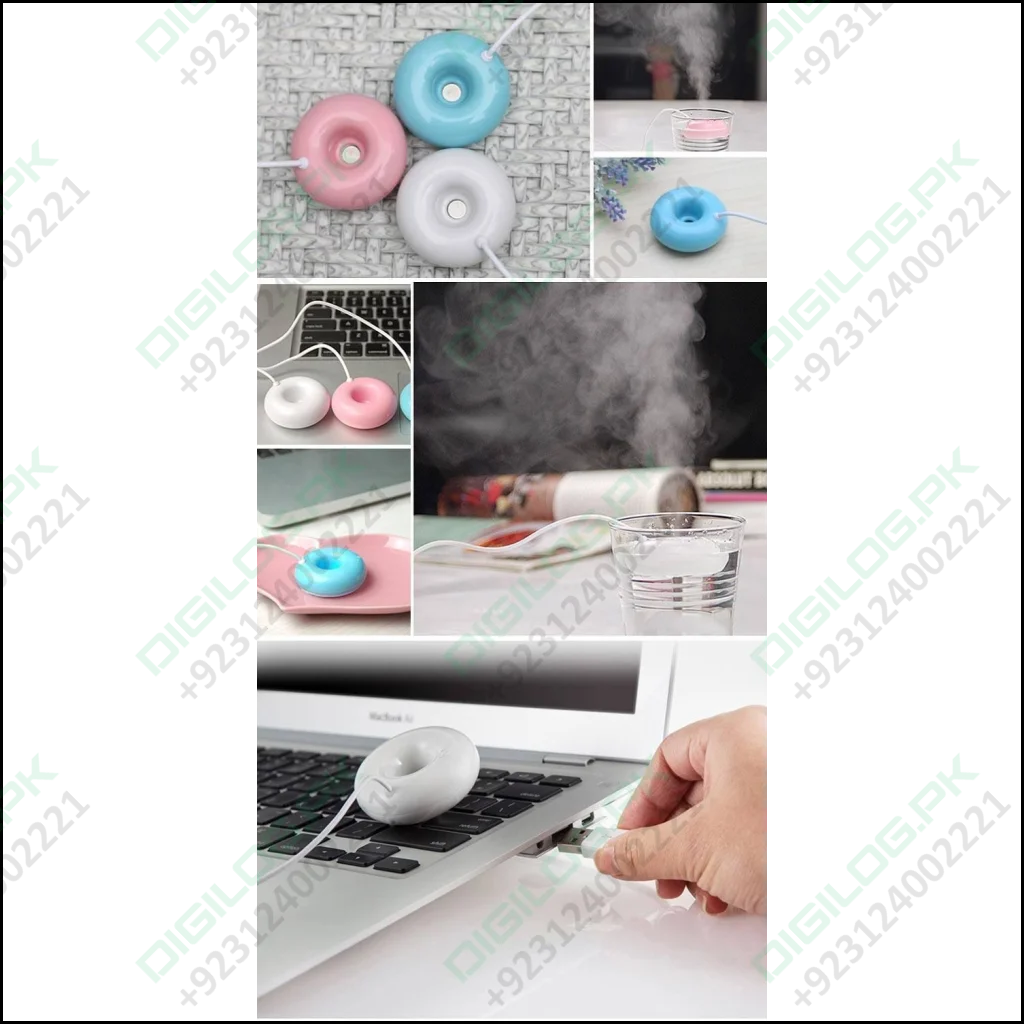 Donuts Shape Mini Usb Humidifier Mist Maker Air Diffuser