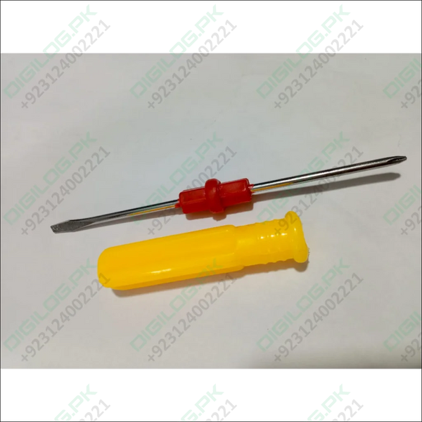 Double Head Plastic Handle Screwdriver