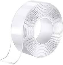 Double Sided Tape Nano Tape - shown as a roll of clear, transparent adhesive tape with a smooth, glossy surface.