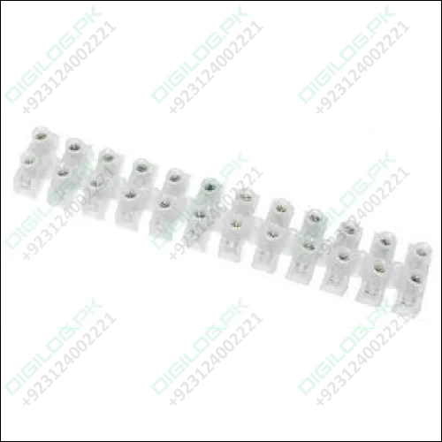 10 Amp Connector Strip 12 Way PVC