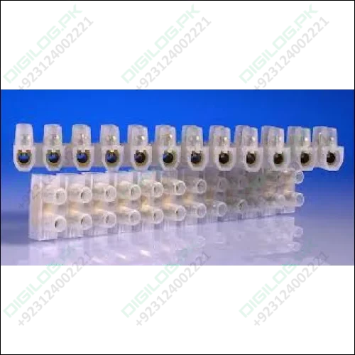 30 Amp Connector Strip 12 Way PVC