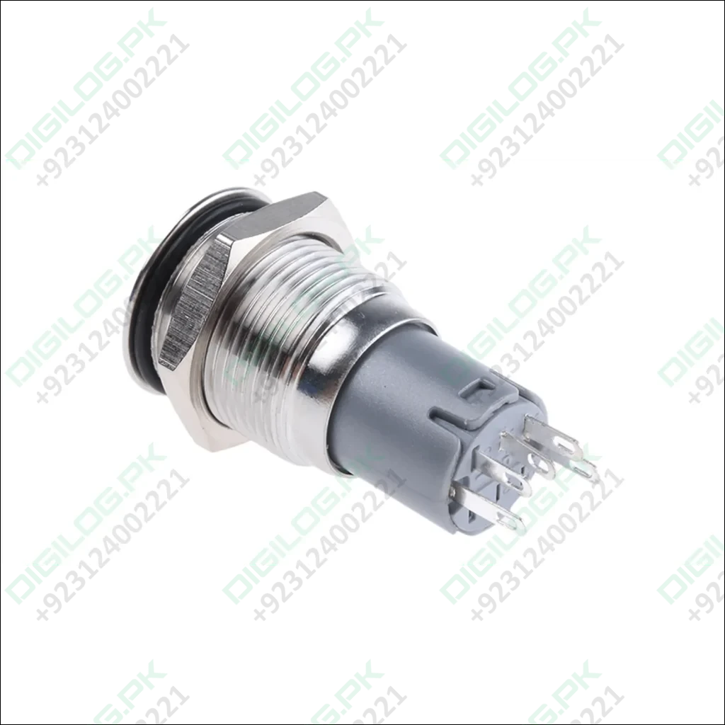 16mm Water Proof Metal Power Switch With Light Push