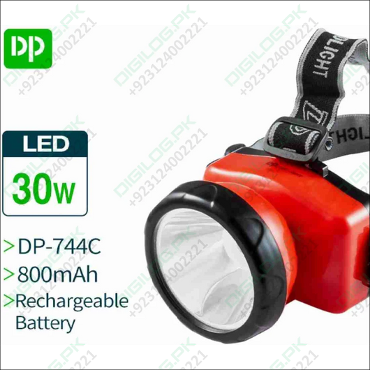 DP LED 744C - Rechargeable Head light Torch